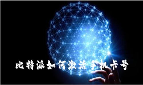 比特派如何激活手机卡号