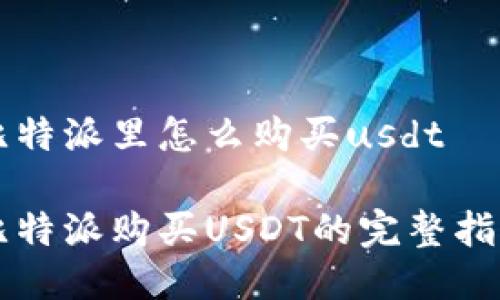 比特派里怎么购买usdt

比特派购买USDT的完整指南