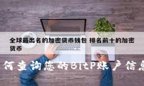 如何查询您的BitP账户信息？