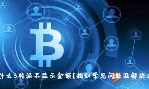 为什么B特派不显示金额？揭秘常见问题及解决方案