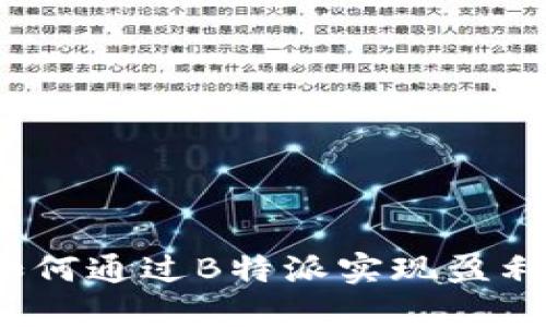 如何通过B特派实现盈利？