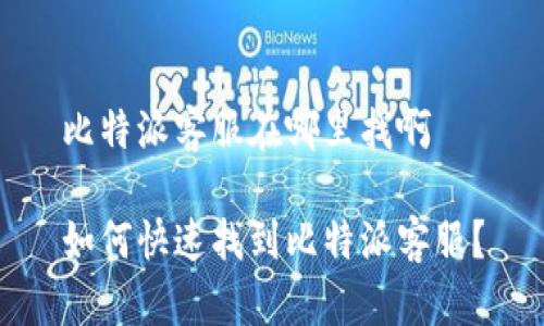 比特派客服在哪里找啊

如何快速找到比特派客服？