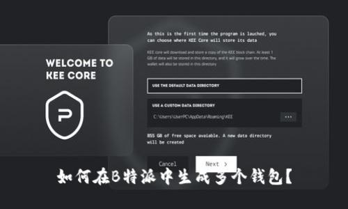 如何在B特派中生成多个钱包？