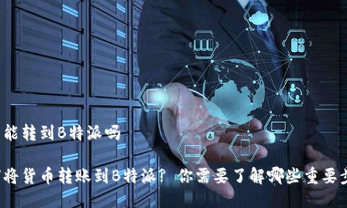 货币能转到B特派吗

如何将货币转账到B特派? 你需要了解哪些重要步骤？