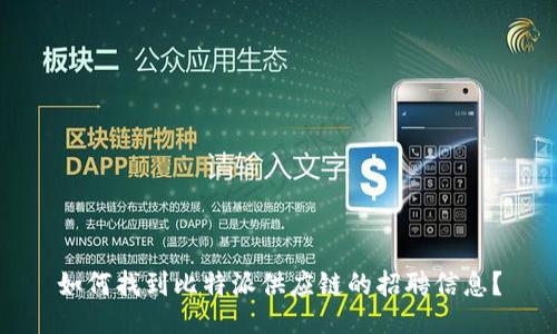 如何找到比特派供应链的招聘信息？