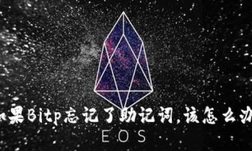 如果Bitp忘记了助记词，该怎么办？