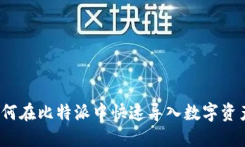 如何在比特派中快速导入数字资产？