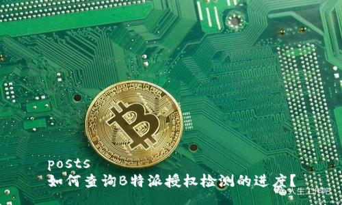 posts
如何查询B特派授权检测的进度？