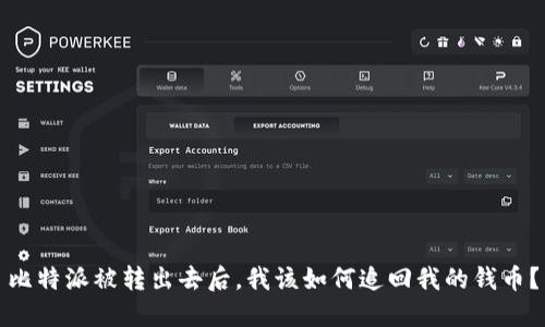 比特派被转出去后，我该如何追回我的钱币？