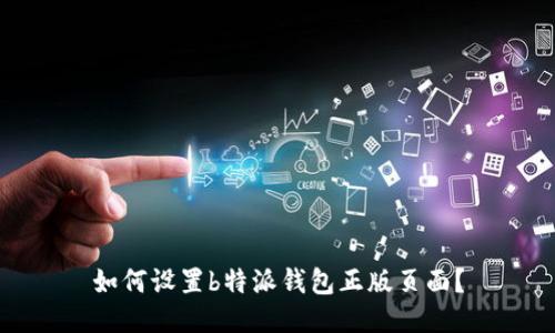 如何设置b特派钱包正版页面？