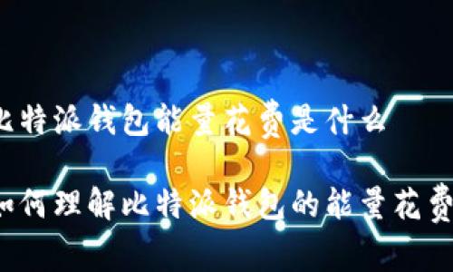 比特派钱包能量花费是什么

如何理解比特派钱包的能量花费？