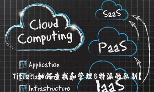 Title: 如何查找和管理B特派的私钥？