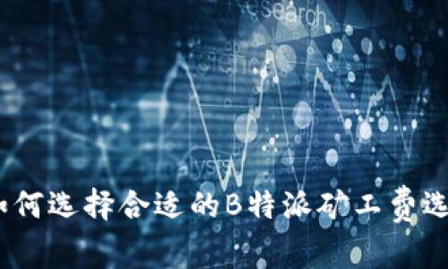 : 如何选择合适的B特派矿工费选项？